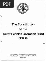 TPLF constitution