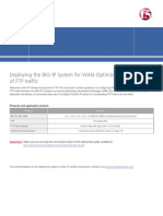 Deploying The BIG-IP System For WAN-Optimized Acceleration of FTP Traffic