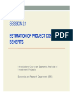 Estimation Project Costs Benefits 2014 PDF