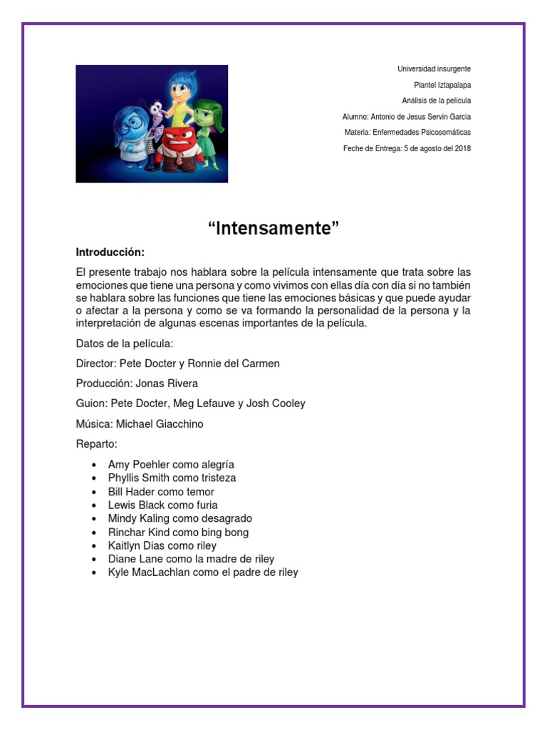 Analisis de la pelicula intensamente desde la teoria cognitiva_teorias