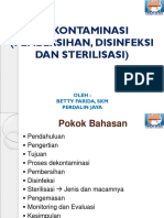 Dekontaminasi (Pembersihan, Disinfeksi & Sterilisasi)