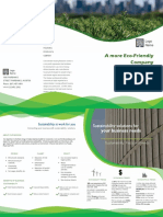 a more eco friendly company brochure