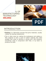 DAET 125 Fundamental of Manufacturing Technology: Welding