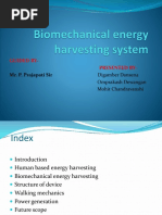 Biomechanical Energy Harvesting System