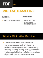 Mini Lathe Machine