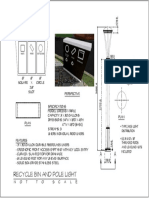 Recycling Bin and Light