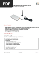 Product Description for 3G 4G LTE Super Modem III