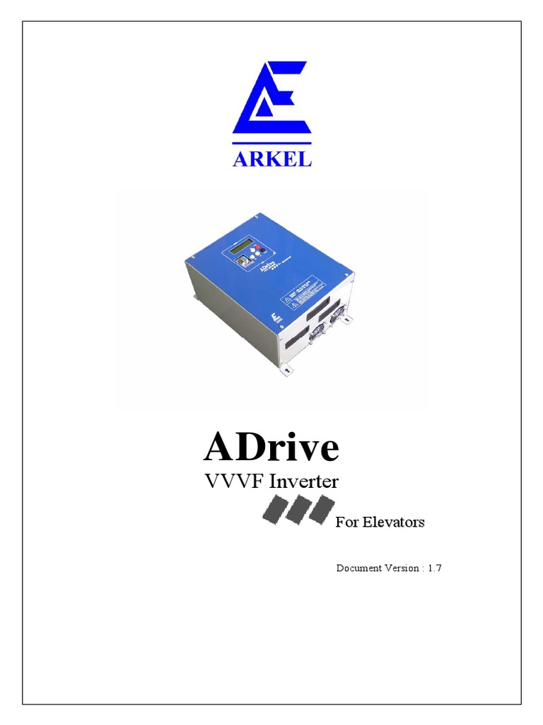 ADrive VVVF Inverter User Manual | PDF | Electric Motor | Power Inverter