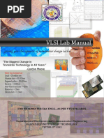 VLSI Lab Manual PART-B, VTU 7th Sem KIT-Tiptur