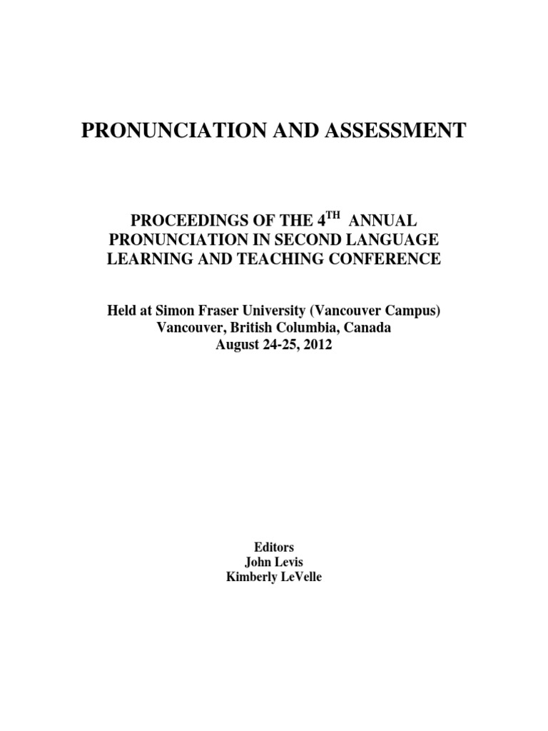 Master thesis pronunciation image