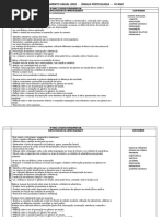 Planejamento Anual de Lingua Portuguesa 4º Ano