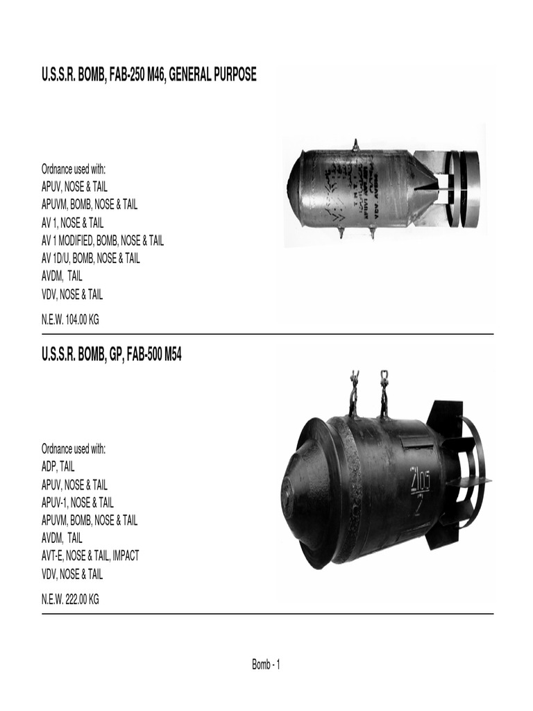 01 Bomb PDF | PDF | Shell (Projectile) | Aerial Bombing