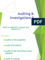 AC414 - Audit and Investigations II - Audit of Payables, Capital and Reserves II