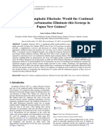 The Curse of Lymphatic Filariasis: Would The Continual Use of Diethylcarbamazine Eliminate This Scourge in Papua New Guinea?