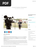 O que é Media Trainning
