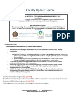 Faculty Update Training Course - Program Requirements - Packet PDF