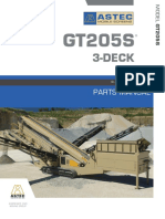 GT205s 3 Deck Manual de Partes