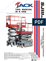 Operating Manual for SJIII Series Compact and Conventionals Aerial Lifts
