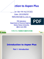 Introduction to Aspen Plus --2014