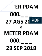 Catatan AIr PDAM