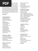 Applied Physics Course Outline