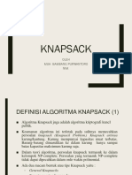 Algoritma Knapsack