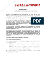 061 - Abertura de Insc Proc Seletivo Pmi Lavra de Minas
