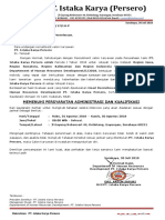 Surat Undangan Interview Dan Seleksi Penerimaan PT Iskata Karya (Persero) PDF