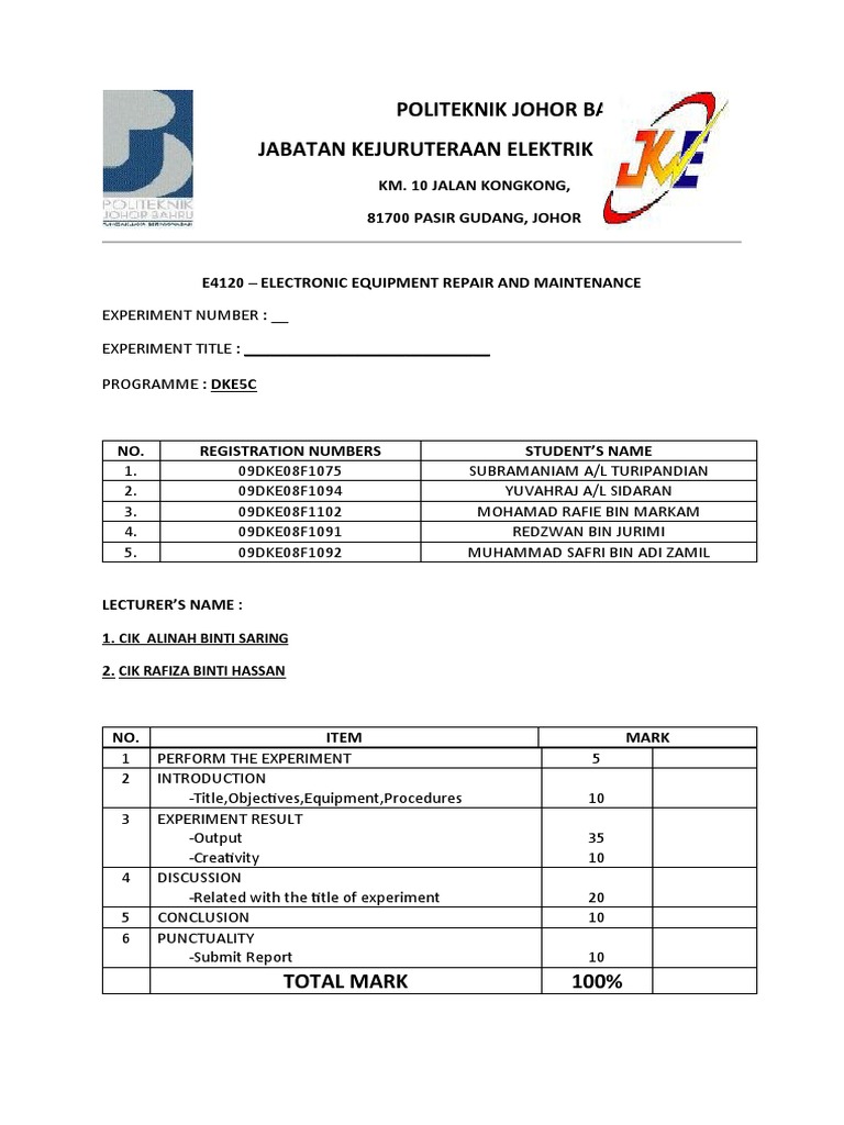 Electrical Engineering Lab Guide | PDF