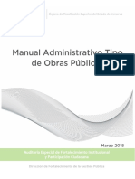 Manual Administrativo Tipo de Obras Públicas 2018