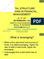 Capital Structure Decisions in Financial Management