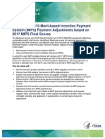 2019 Mips Payment Adjustment Fact Sheet