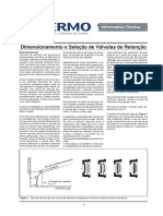 Dimensionamento e Seleção de Válvulas de Retenção PDF