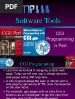 Software Tools: CGI Programming in Perl