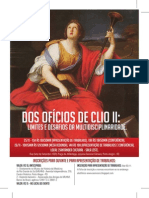 Dos Ofícios de Clio II - Programação e Divulgação