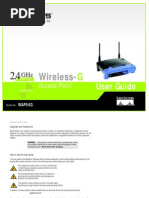 Linksys WAP54G  Manual