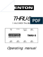 TTTTH H H HR R R RU UU U - 5555: Operating Manual