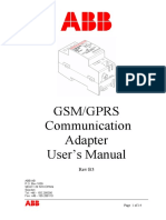 2CMT001823 B3 en GSM GPRS Communication Adapter CGM 05000 Users Manual