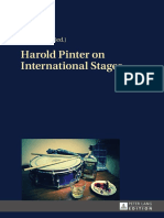 Onič, Tomaž - Pinter, Harold-Harold Pinter On International Stages-Peter Lang GMBH, Internationaler Verlag Der Wissenschaften (2014)