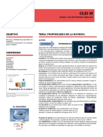 Clase de Quimica Propiedades de La Materia