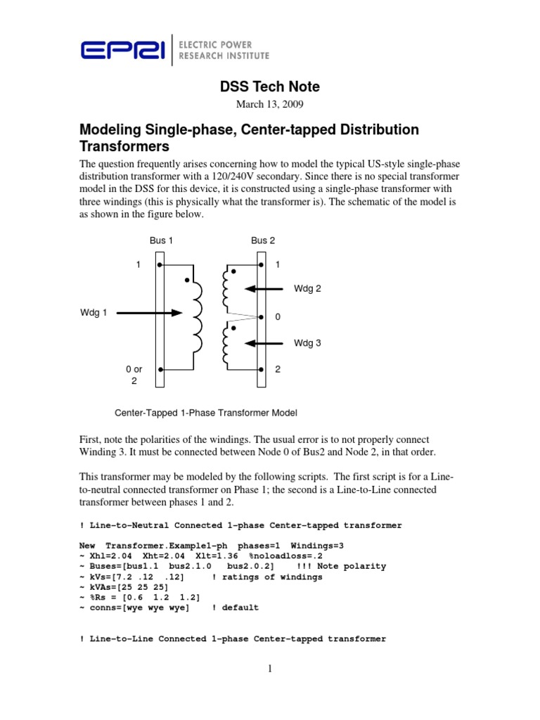 Modeling Single Phase Transformers Pdf Pdf Transformer Electrical