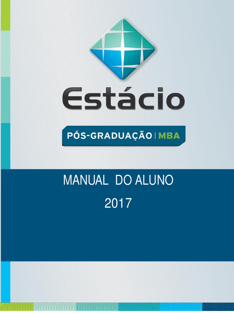 Manual Do Aluno (2017) - Pós-Graduação - Estácio de Sá | PDF | Pós ...