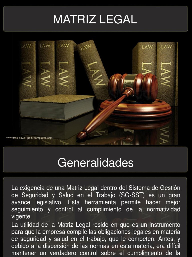 Matriz Legal | PDF | Matriz (Matemáticas) | Estatuto