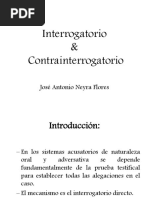 Interrogatorio y Contrainter