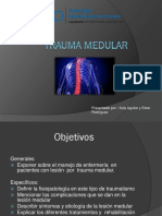 Trauma Medular Ppt