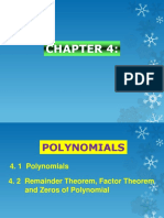 Chapter 4 Polynomials