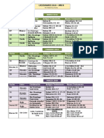 Leccionario DRH-2018