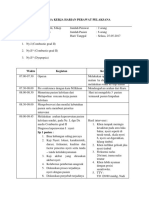Rencana Kerja Harian Perawat Pelaksana