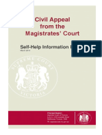 Magistrates Court Appeal Self Help Guide 2014