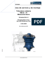 INSTRUCCIONES DE MONTAJE Y SERVICIO TRITURADORA KB 63-75